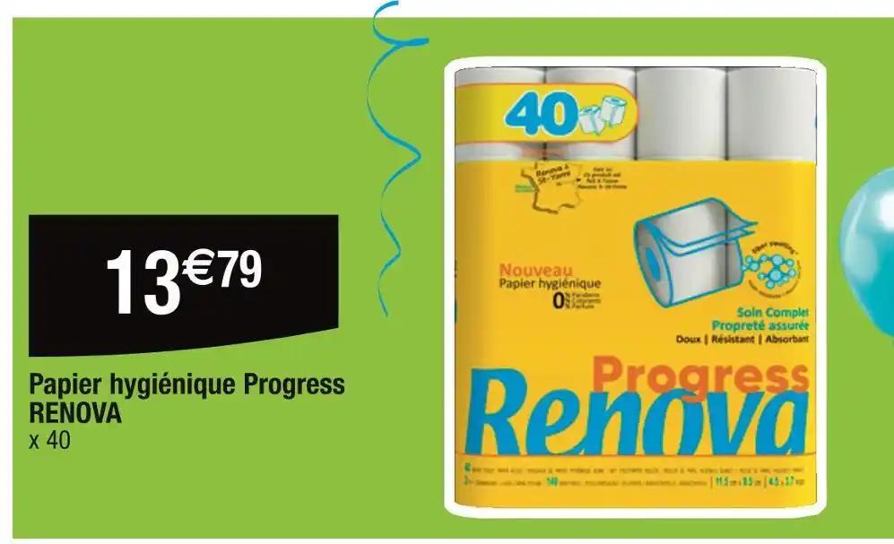 RENOVA Papier hygiénique Progress