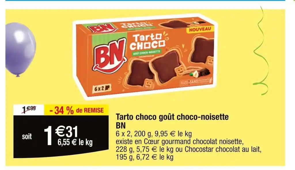 BN Tarto choco goût choco-noisette