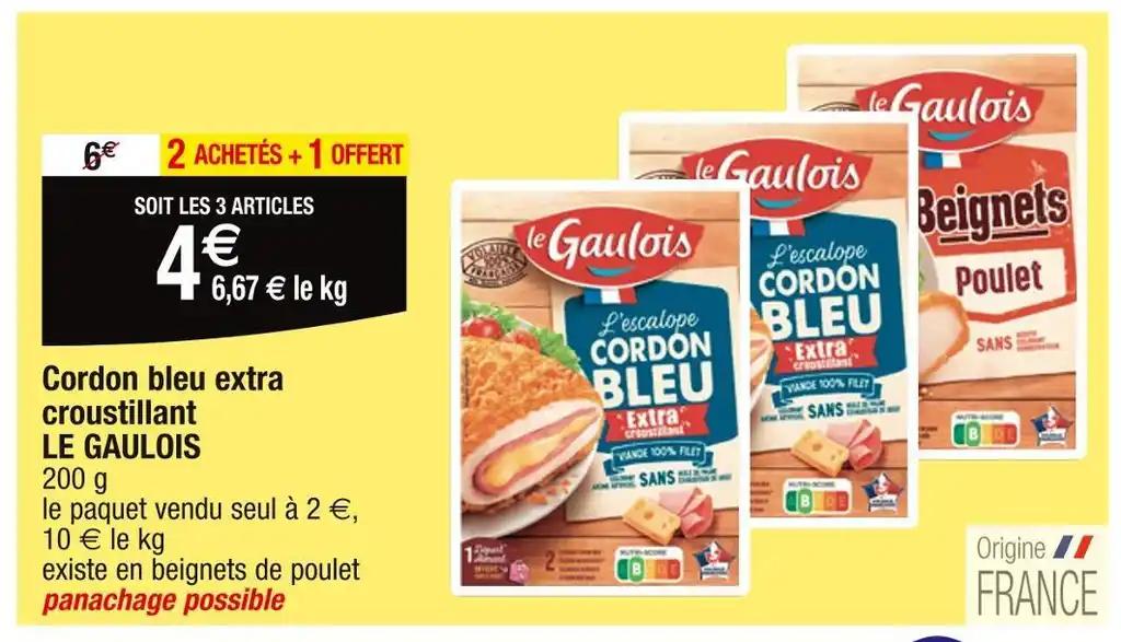 LE GAULOIS Cordon bleu extra croustillant