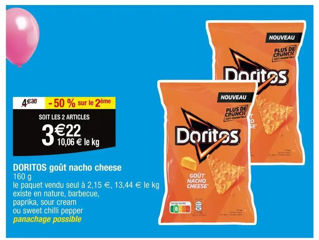 DORITOS DORITOS goût nacho cheese