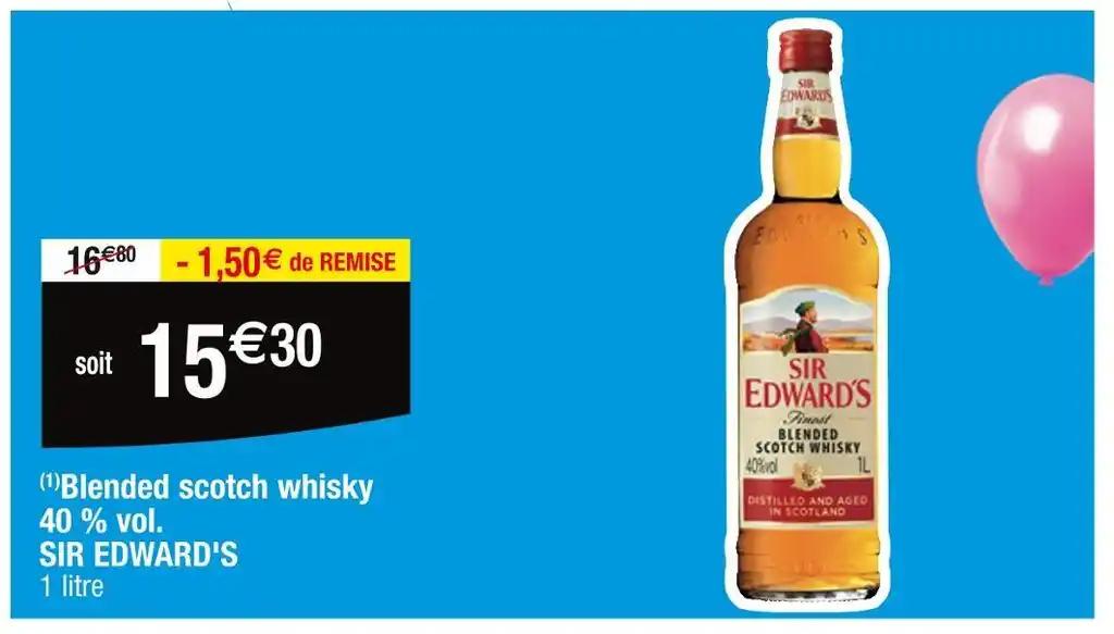 SIR EDWARD'S Blended scotch whisky 40 % vol