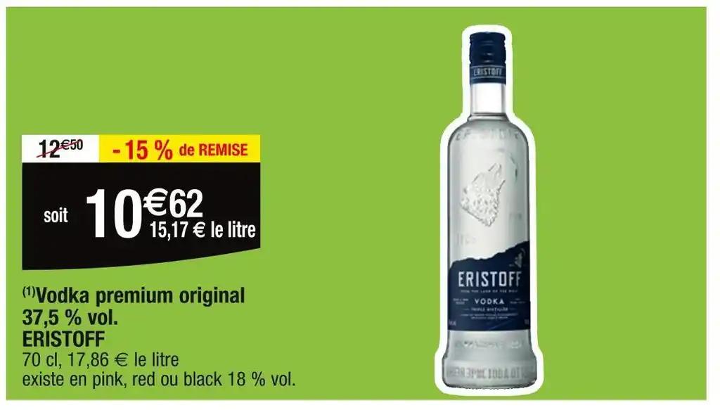 ERISTOFF Vodka premium original 37,5 % vol