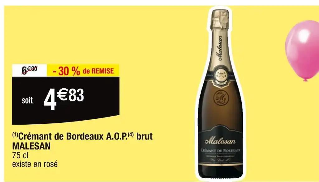 MALESAN Crémant de Bordeaux A.O.P. brut