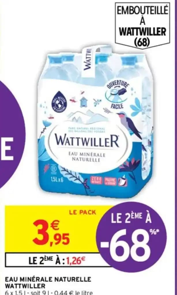 EAU MINÉRALE NATURELLE WATTWILLER