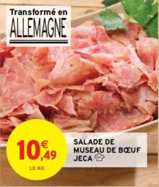 SALADE DE MUSEAU DE BŒUF JECA