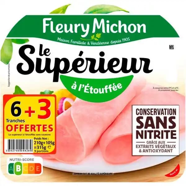 Jambon Le Supérieur Fleury Michon