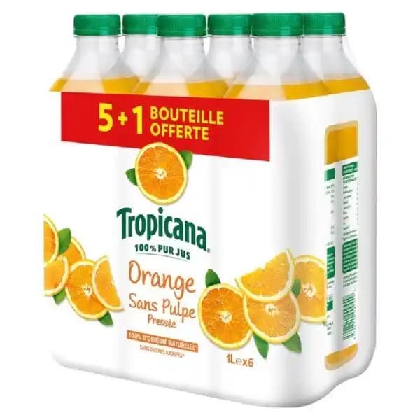 Tropicana Orange Sans Pulpe