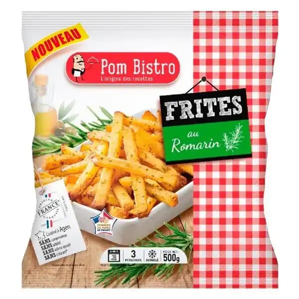 Frites Au Romarin Surgelées Pom Bisto