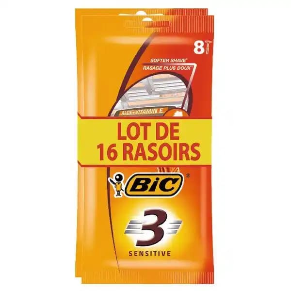 Rasoirs Jetables Bic 3 Sensitive