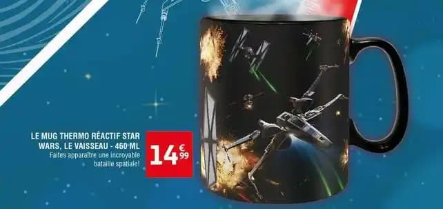 Le mug thermo réactif star wars, le vaisseau 460 ml