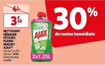 Ajax - nettoyant ménager fête des fleurs muguet