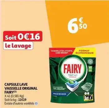 Fairy - capsule lave vaisselle original