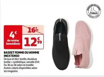 Inextenso - basket femme ou homme