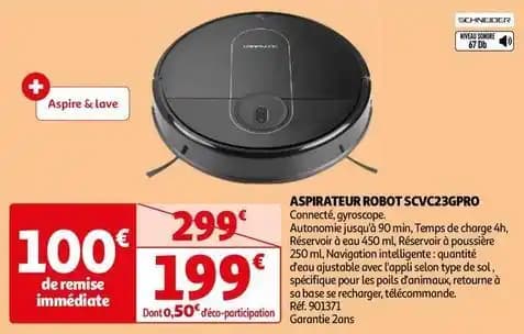 Schneider - aspirateur robot scvc23gpro