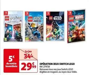 Lego - opération jeux switch