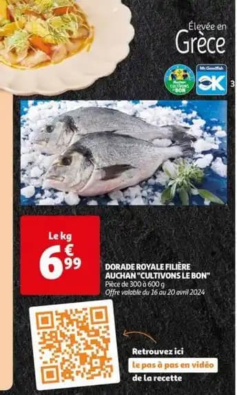 Filiere auchan - dorade royale cultivons le bon