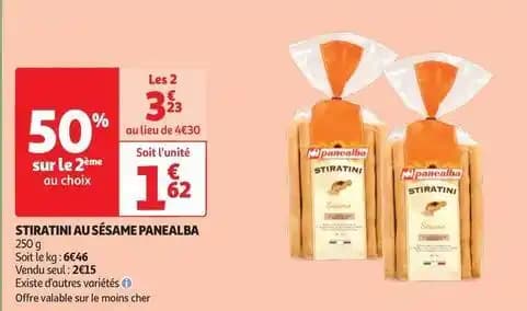 Panealba - stiratini au sésame