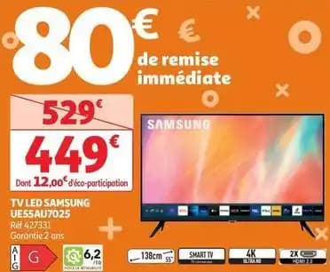 Samsung - tv led ue55au7025