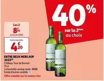 Château tour de bonnet - entre deux mers aop 2022