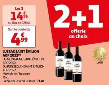 Lussac - saint emilion aop 2022