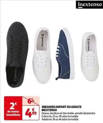 Inextenso - sneakers enfant ou adulte