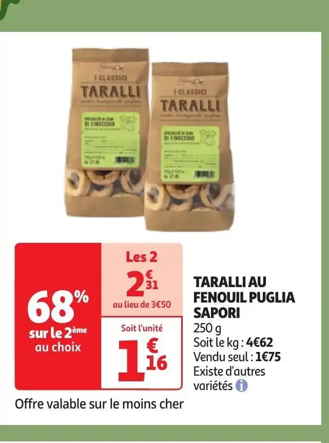 TARALLI AU FENOUIL PUGLIA