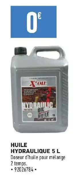 HUILE HYDRAULIQUE 5 L