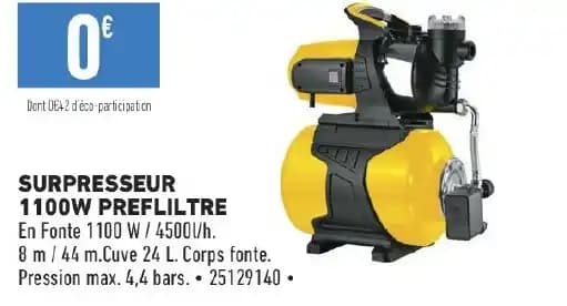 SURPRESSEUR 1100W PREFLILTRE