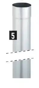 DESCENTE GOUTTIÈRE ZINC