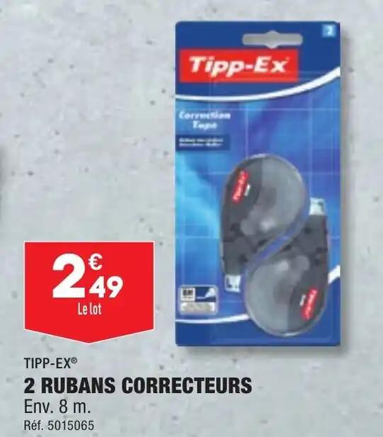 TIPP-EX® 2 RUBANS CORRECTEURS
