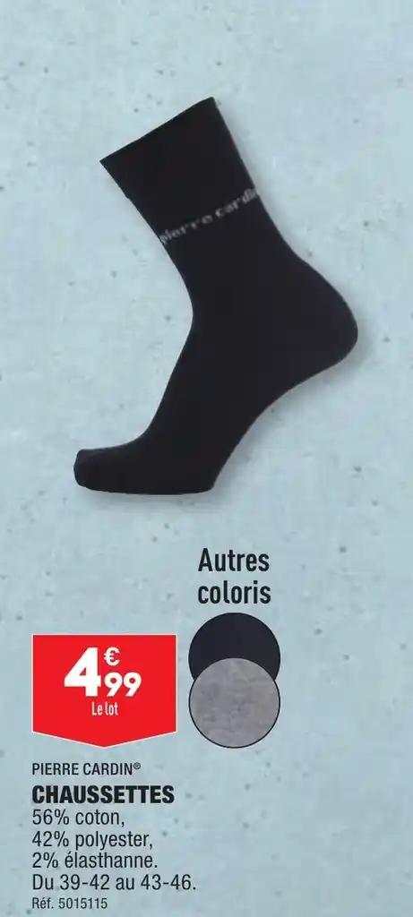 CHAUSSETTES 56% coton, 42% polyester,