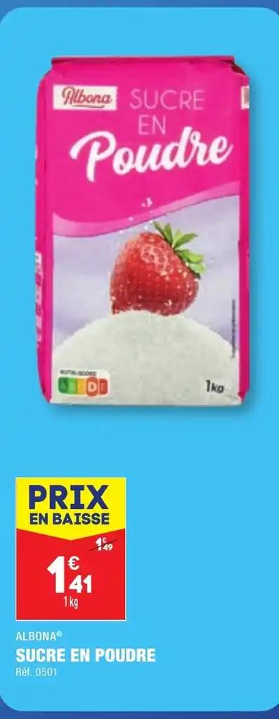 ALBONA® SUCRE EN POUDRE Réf. 0501