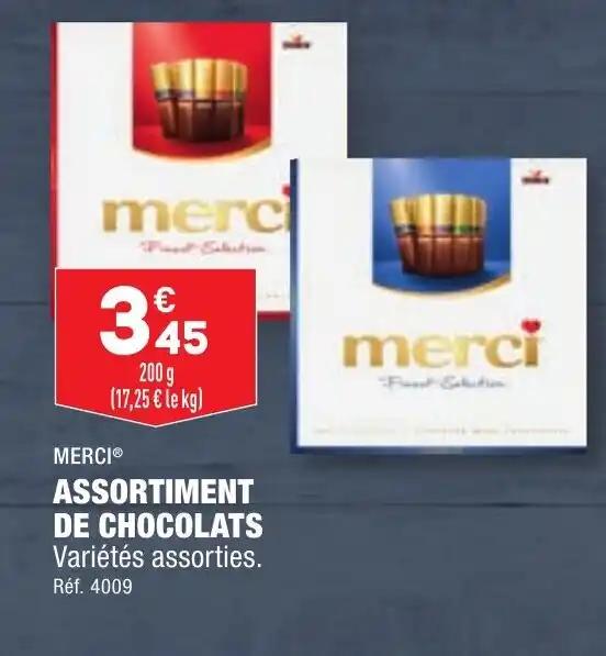MERCI® ASSORTIMENT DE CHOCOLATS