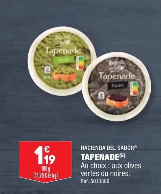HACIENDA DEL SABOR® TAPENADE (E)