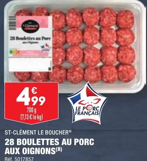 28 BOULETTES AU PORC AUX OIGNONS(B)