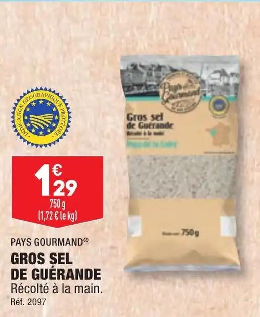 GROS SEL DE GUÉRANDE Récolté à la main.