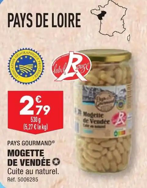 MOGETTE DE VENDÉE✪ Cuite au naturel.