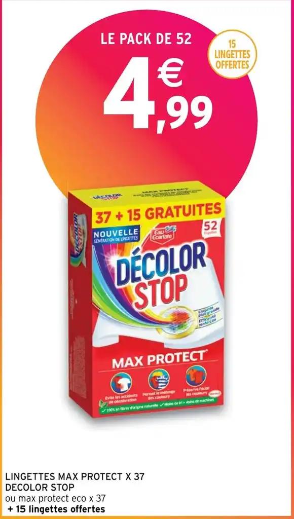 LINGETTES MAX PROTECT X 37 DECOLOR STOP