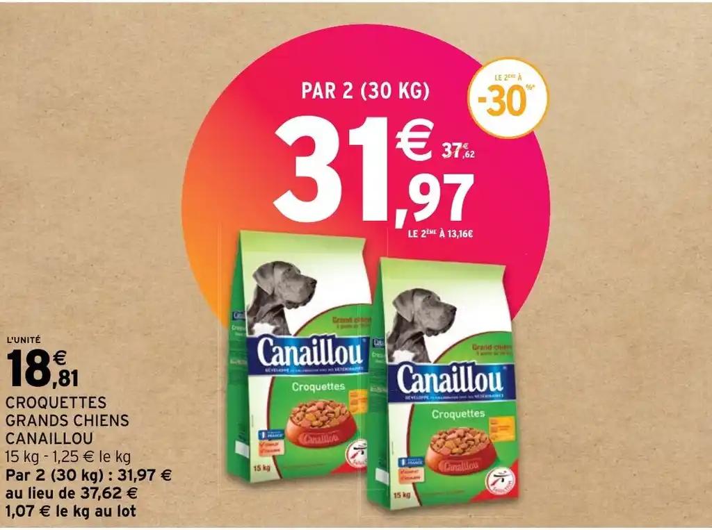 CROQUETTES GRANDS CHIENS CANAILLOU