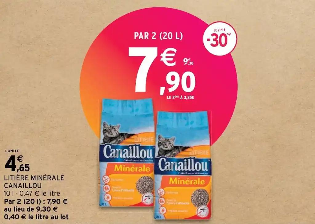 LITIÈRE MINÉRALE CANAILLOU