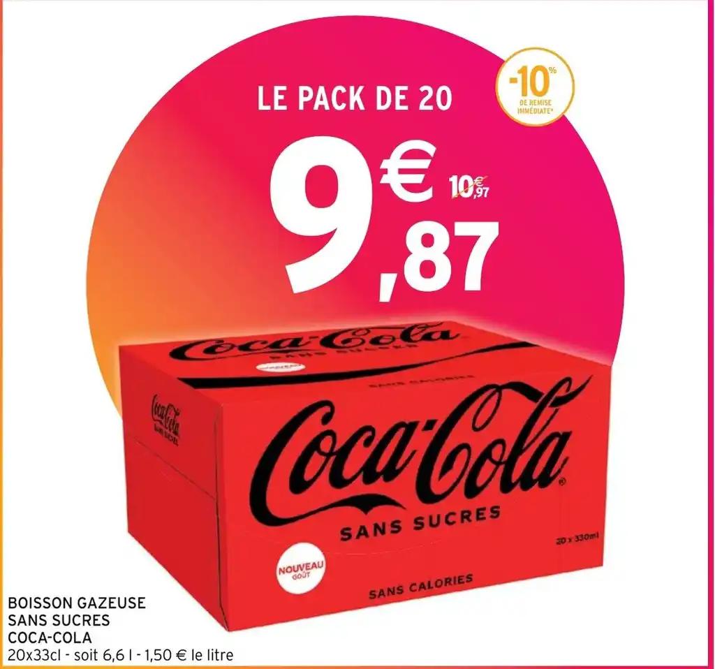 BOISSON GAZEUSE SANS SUCRES COCA-COLA