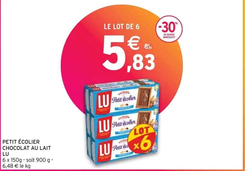 PETIT ÉCOLIER CHOCOLAT AU LAIT LU