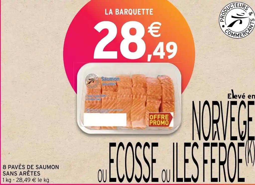 8 PAVÉS DE SAUMON SANS ARÊTES