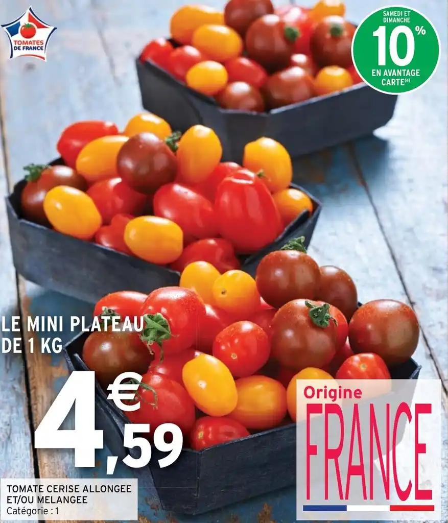 TOMATE CERISE ALLONGEE ET/OU MELANGEE