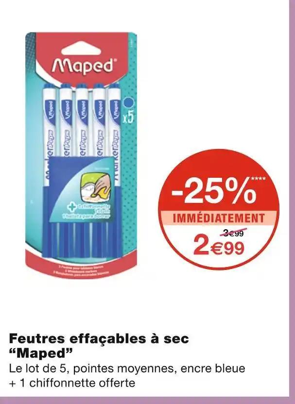 Maped Feutres effaçables à sec