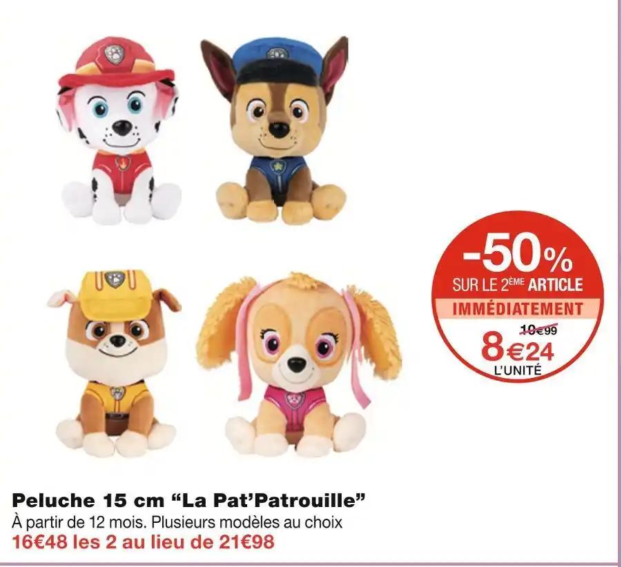 La Pat’Patrouille Peluche 15 cm