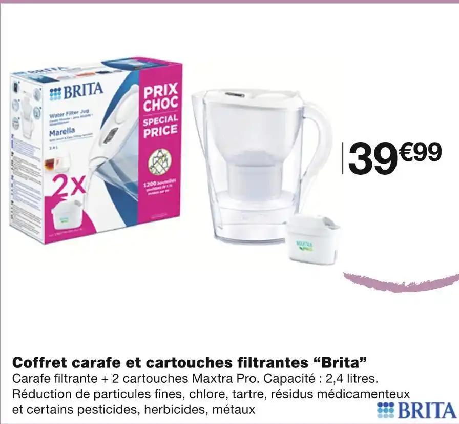 Brita Coffret carafe et cartouches filtrantes
