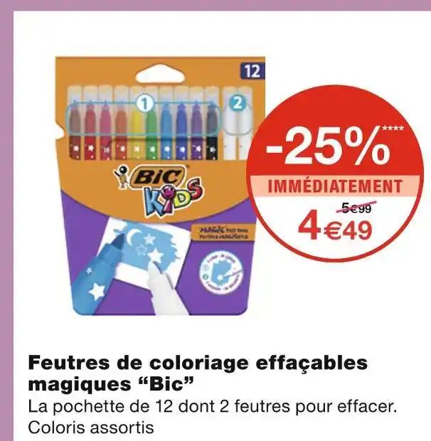 Bic Feutres de coloriage effaçables magiques