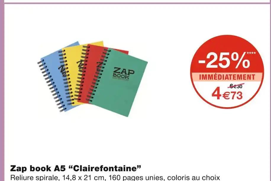Clairefontaine Zap book A5
