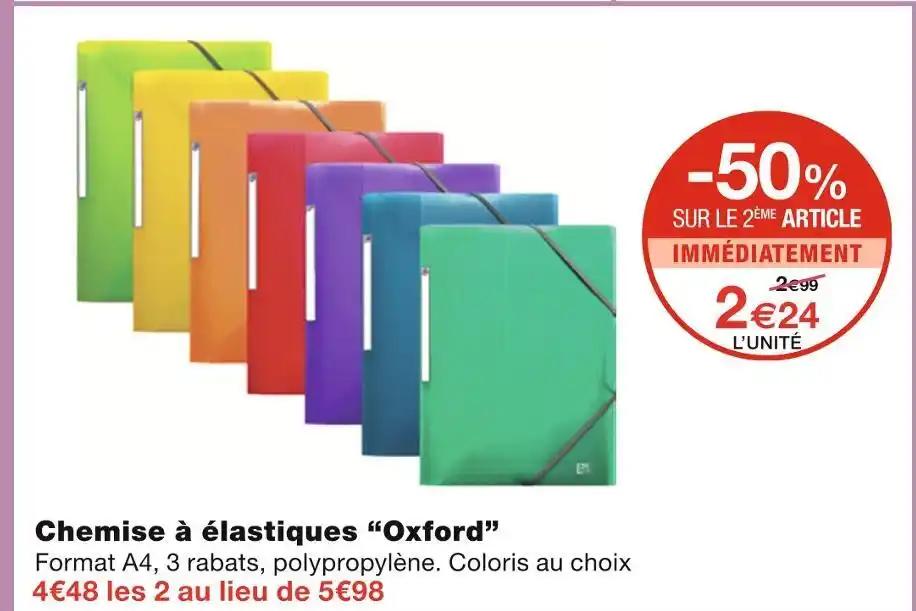 Oxford Chemise à élastiques